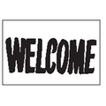 Metallic Fringe Pennants w/ Pre-Printed Message Panel (Welcome)